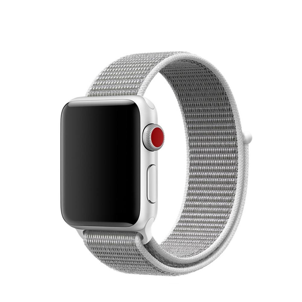 Correa de nailon Apple Watch SE 44mm gris