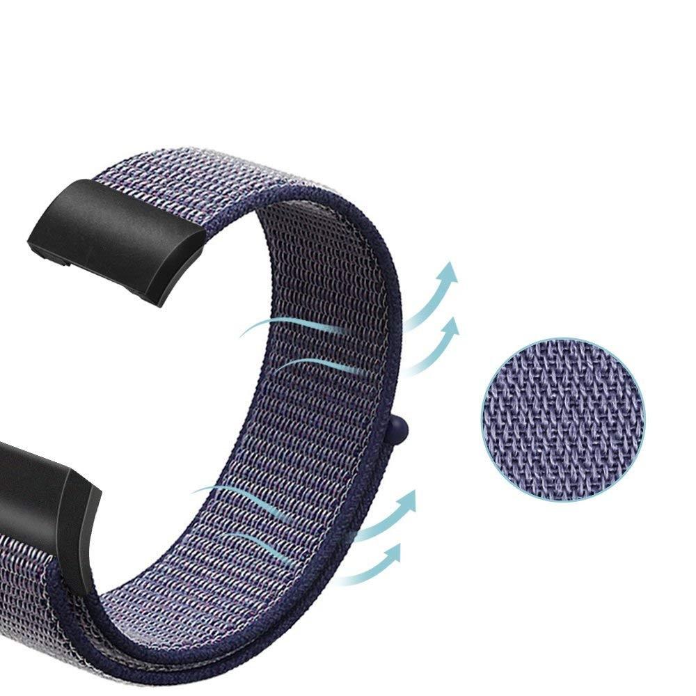 Correa de nailon Fitbit Charge 3/Charge 4 Azul