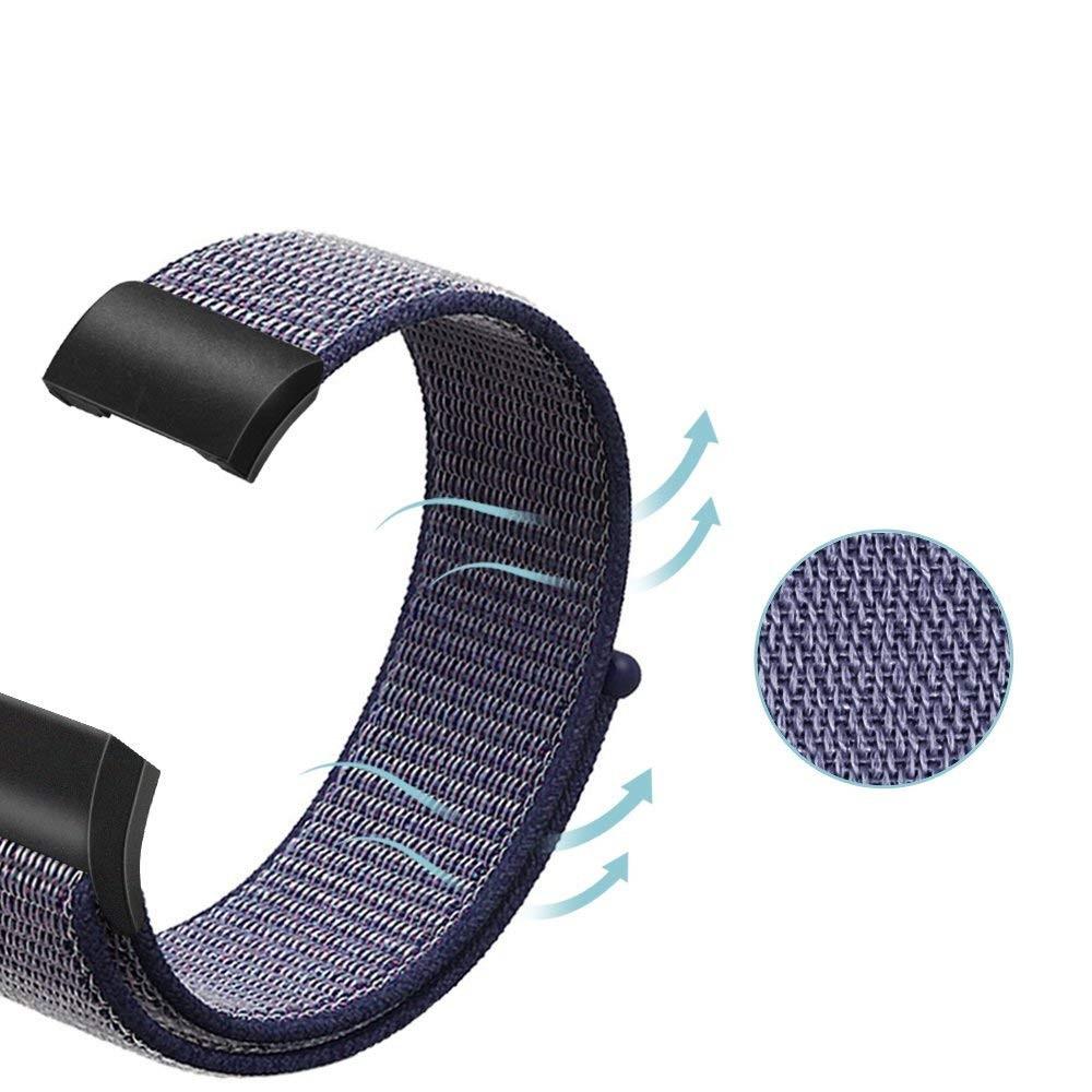 Correa de nailon Fitbit Charge 3/4 Azul