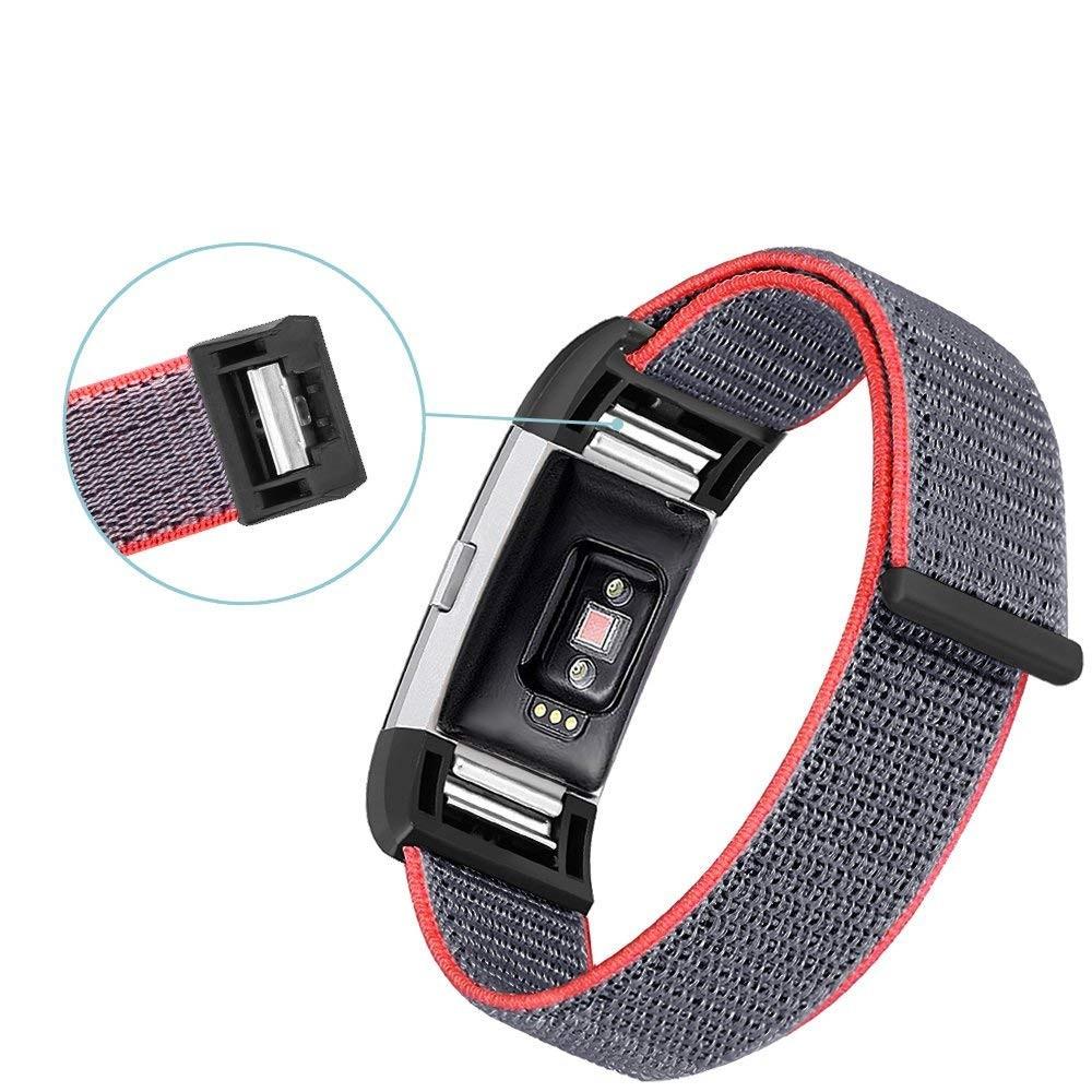 Correa de nailon Fitbit Charge 3/4 Rosado