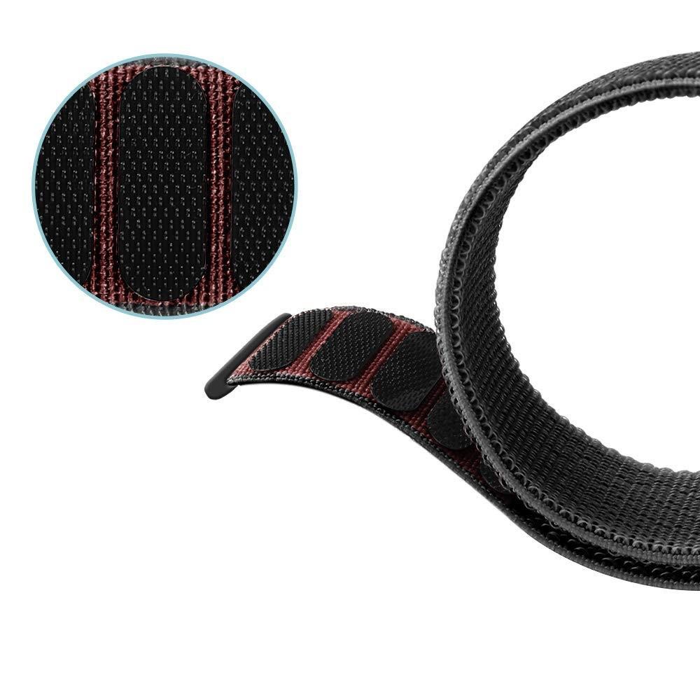 Correa de nailon Fitbit Charge 3/Charge 4 Negro