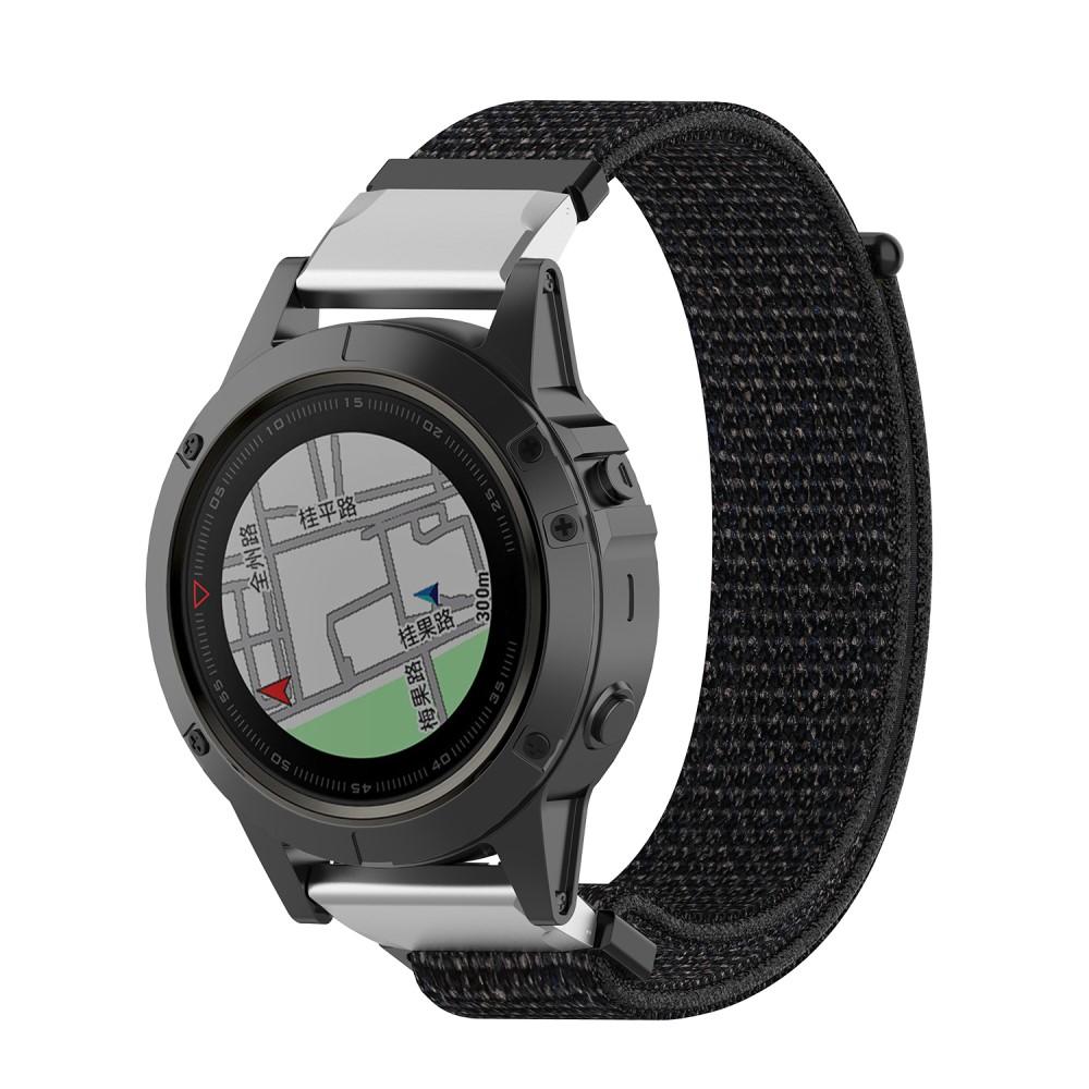 Correa de nailon Garmin Epix Pro 51mm Gen 2 negro