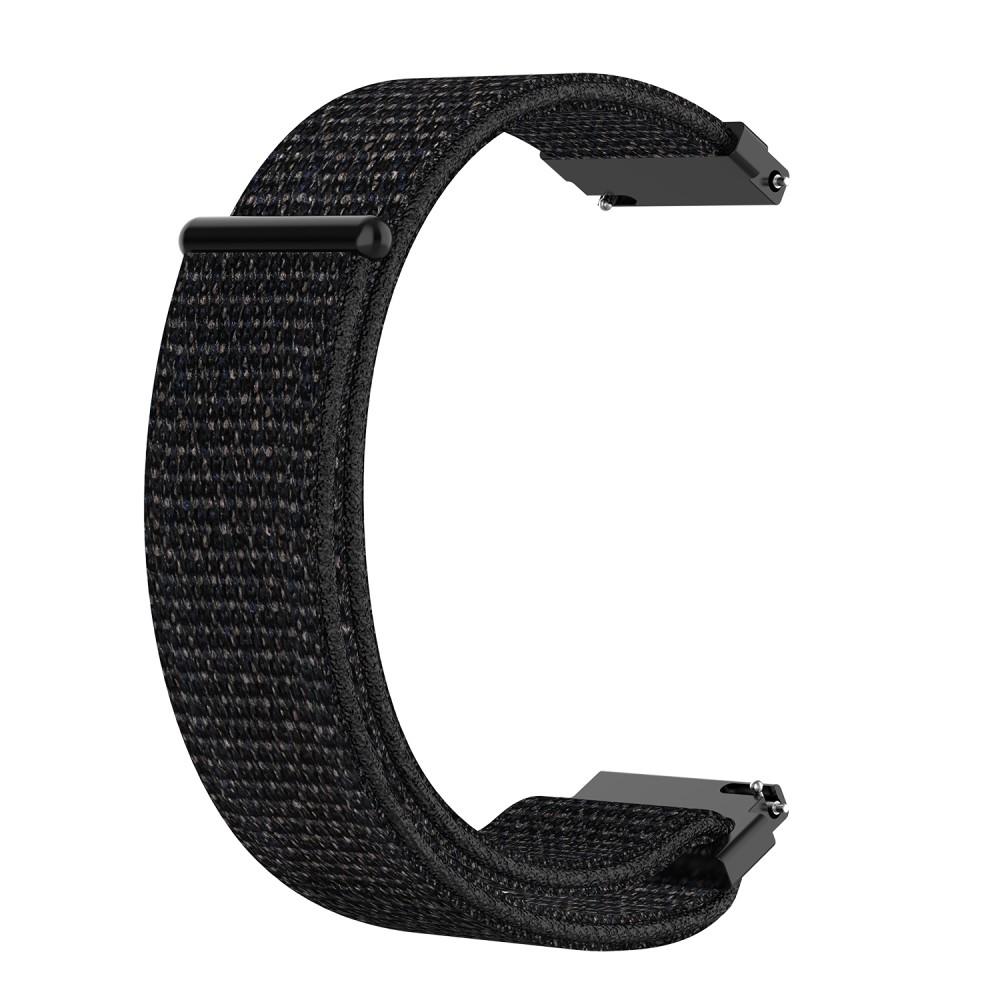 Correa de nailon Samsung Galaxy Watch 42mm Negro