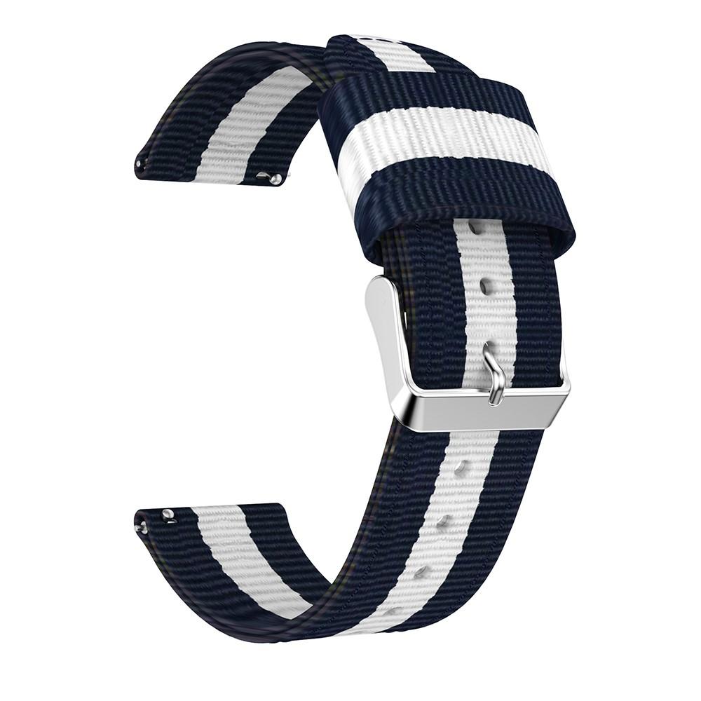 Correa de nailon Hama Fit Watch 6910 azul/blanco