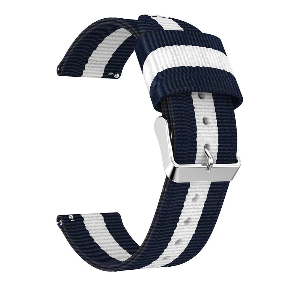 Correa de nailon OnePlus Watch 2 azul/blanco