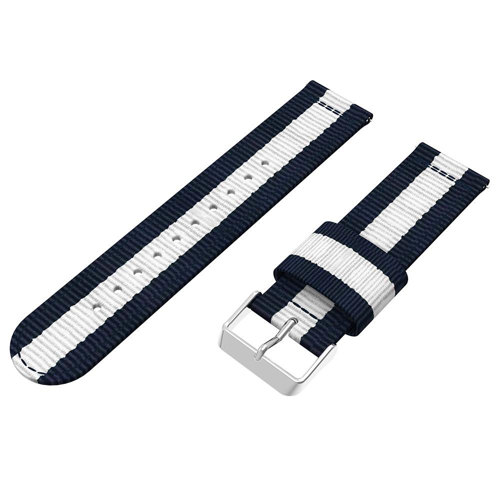 Correa de nailon Xiaomi Watch S3 azul/blanco