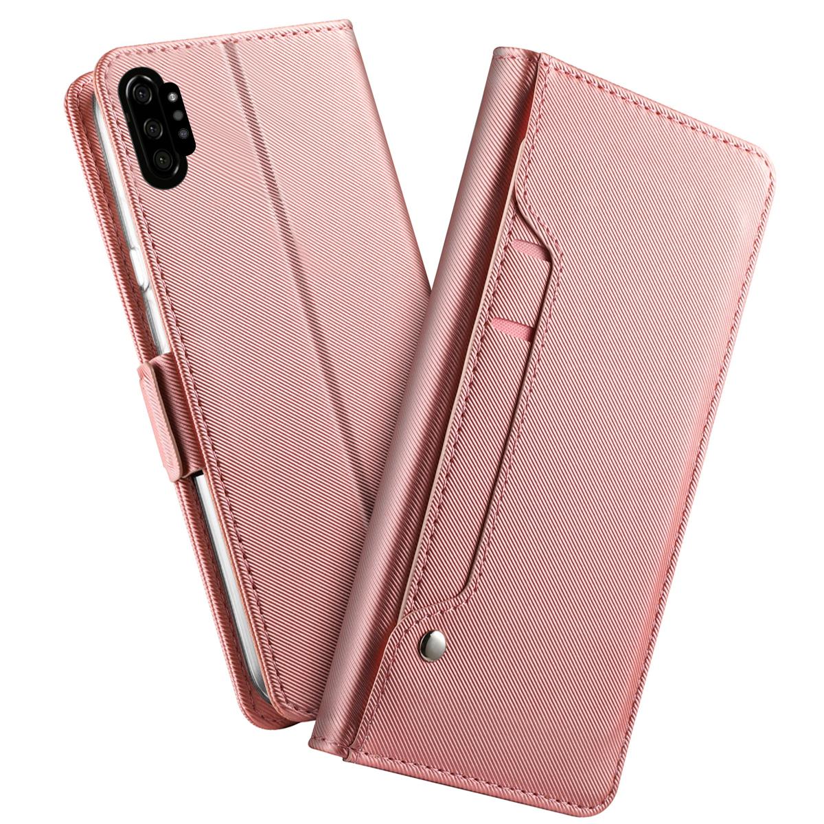 Funda con solapa Espejo Samsung Galaxy Note 10 Plus Pink Gold