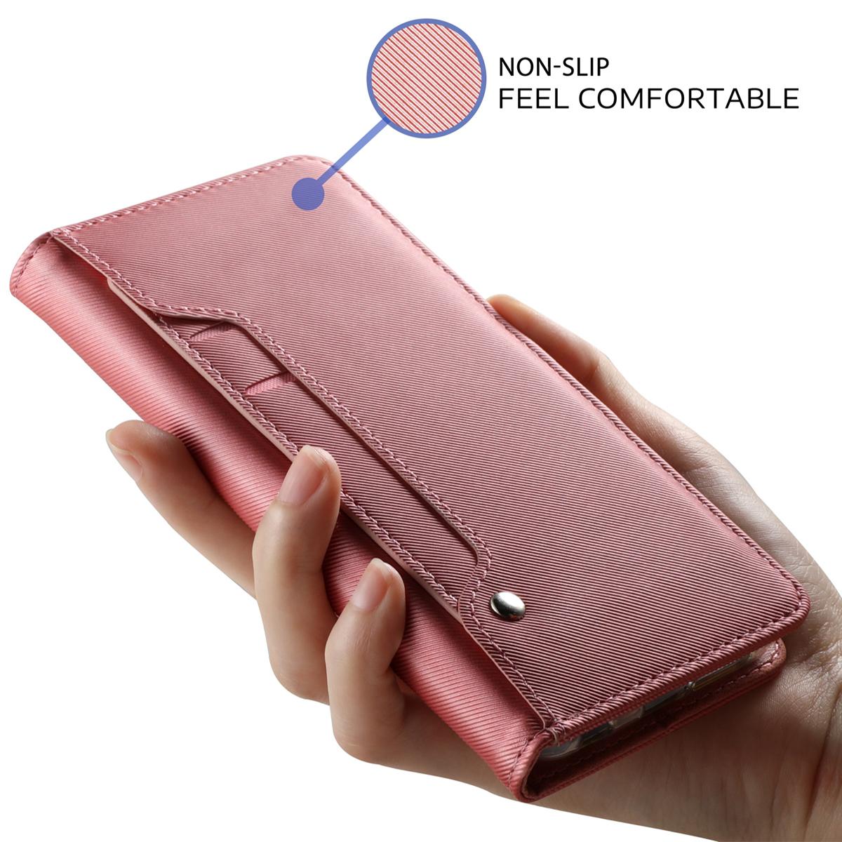 Funda con solapa Espejo Samsung Galaxy Note 10 Plus Pink Gold