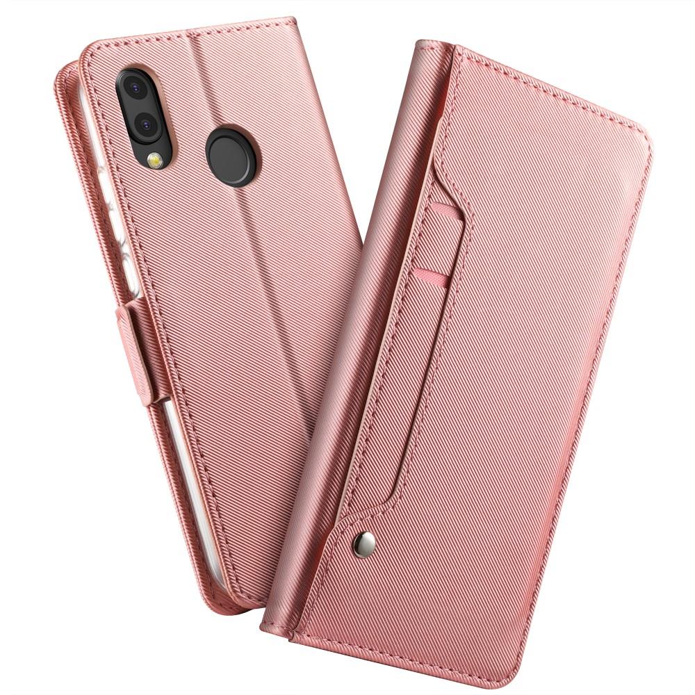 Funda con solapa Espejo Huawei P20 Lite Pink Gold