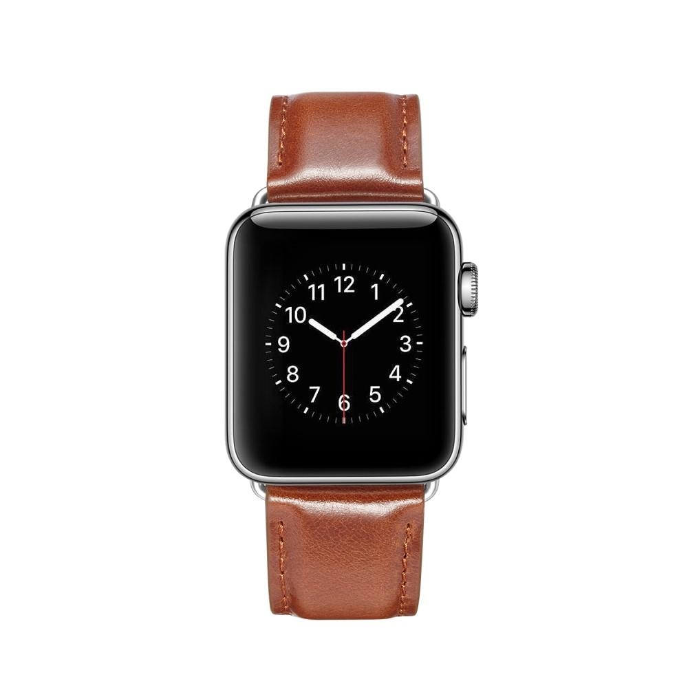 Correa de Piel Premium Apple Watch 45mm Series 8 Coñac