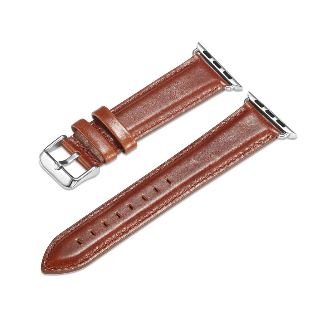 Correa de Piel Premium Apple Watch Ultra 49mm Cognac