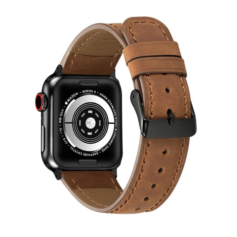 Correa retro Apple Watch SE 44mm Coñac