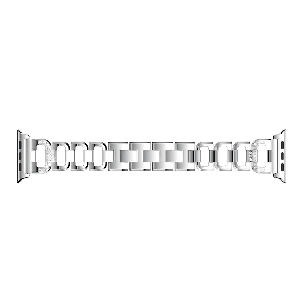 Correa Rhinestone bracelet Apple Watch 40mm plata