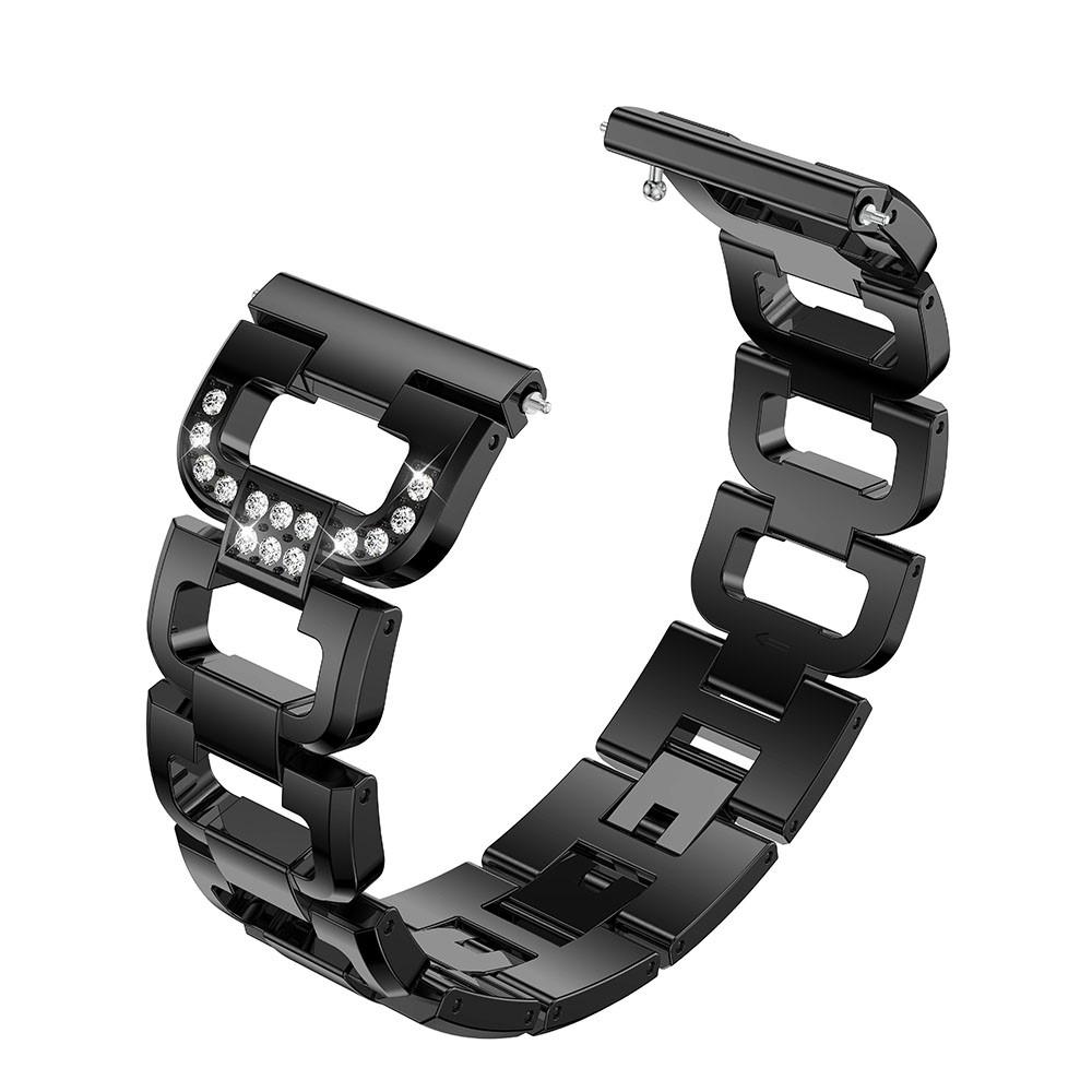 Correa Rhinestone bracelet Fitbit Versa/Versa 2 Black