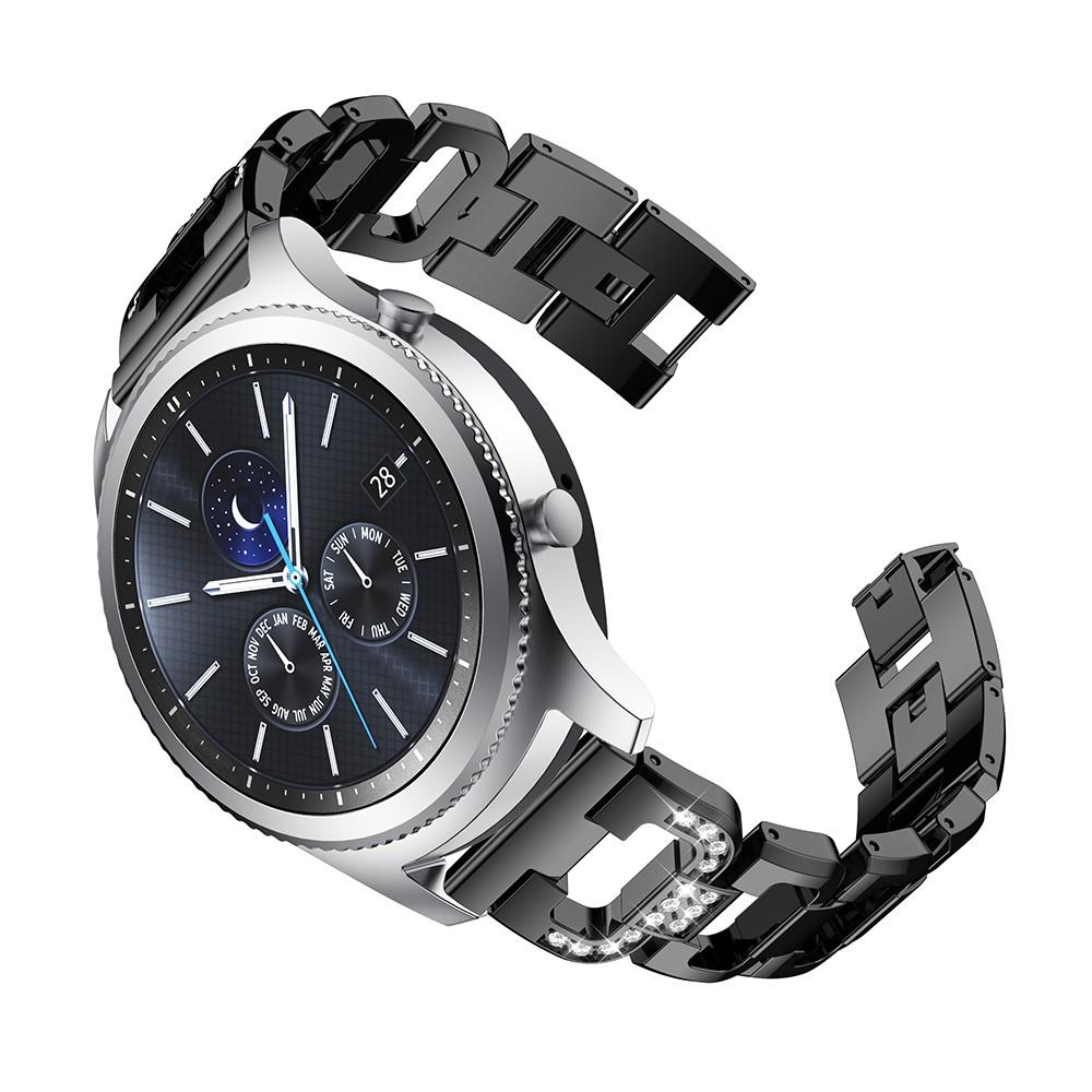 Correa Rhinestone bracelet Samsung Galaxy Watch 46mm/Gear S3 Black