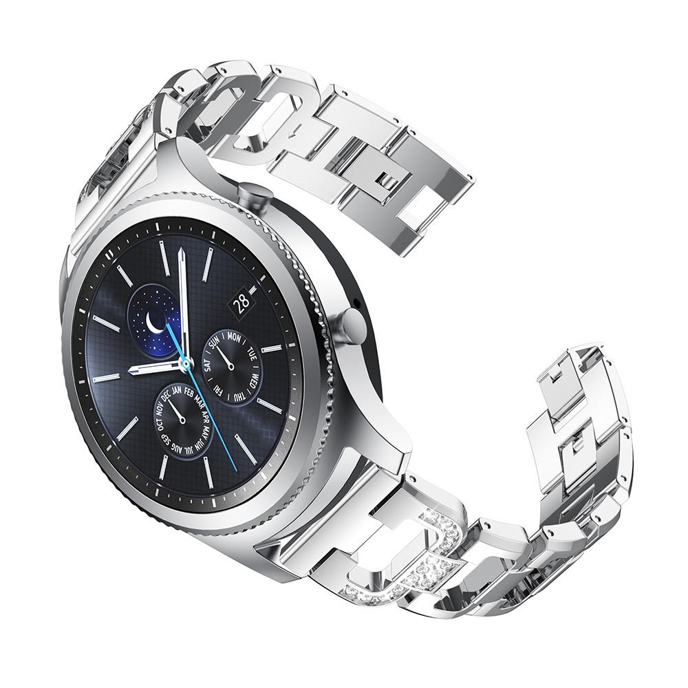 Correa Rhinestone bracelet Samsung Galaxy Watch 46mm/Gear S3 Plata