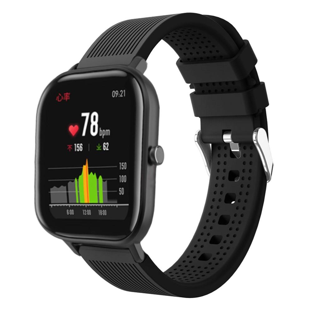 Correa de silicona para Xiaomi Amazfit GTS, negro