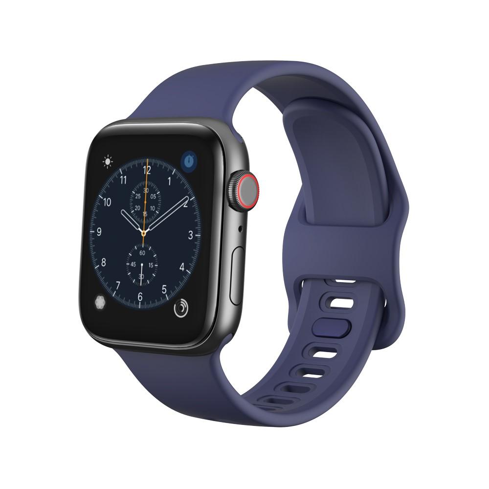 Correa de silicona para Apple Watch SE 40mm, azul