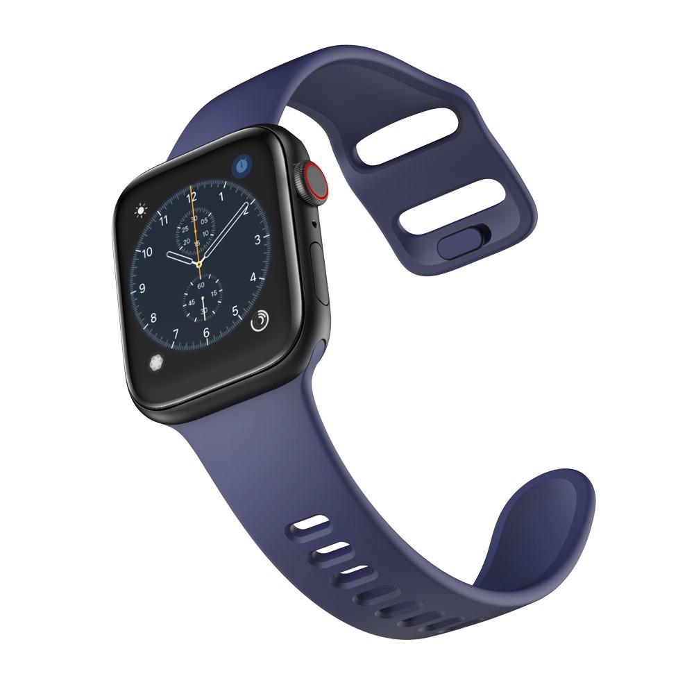 Correa de silicona para Apple Watch Series 8 41mm, Azul