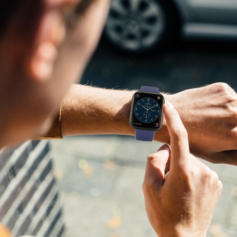 Correa de silicona para Apple Watch 38mm, azul