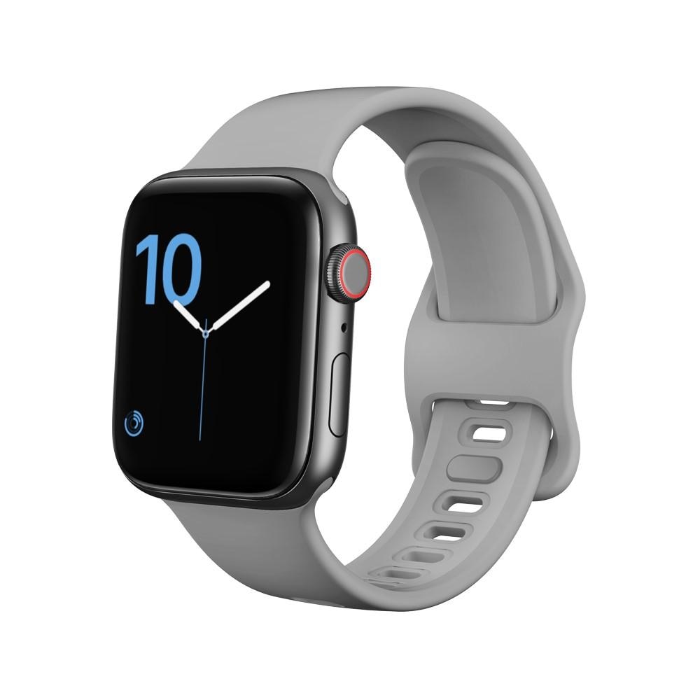 Correa de silicona para Apple Watch 41mm Series 9, gris