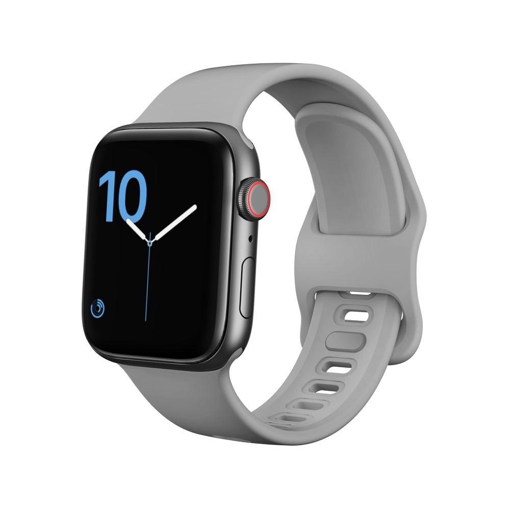 Correa de silicona para Apple Watch 38mm, gris