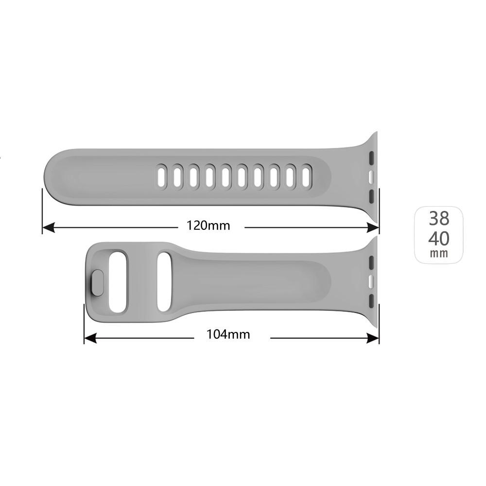 Correa de silicona para Apple Watch Series 8 41mm, Blance