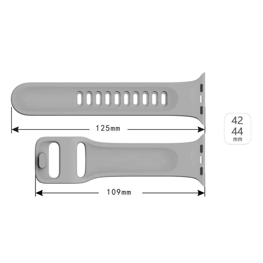 Correa de silicona para Apple Watch Ultra 49mm gris