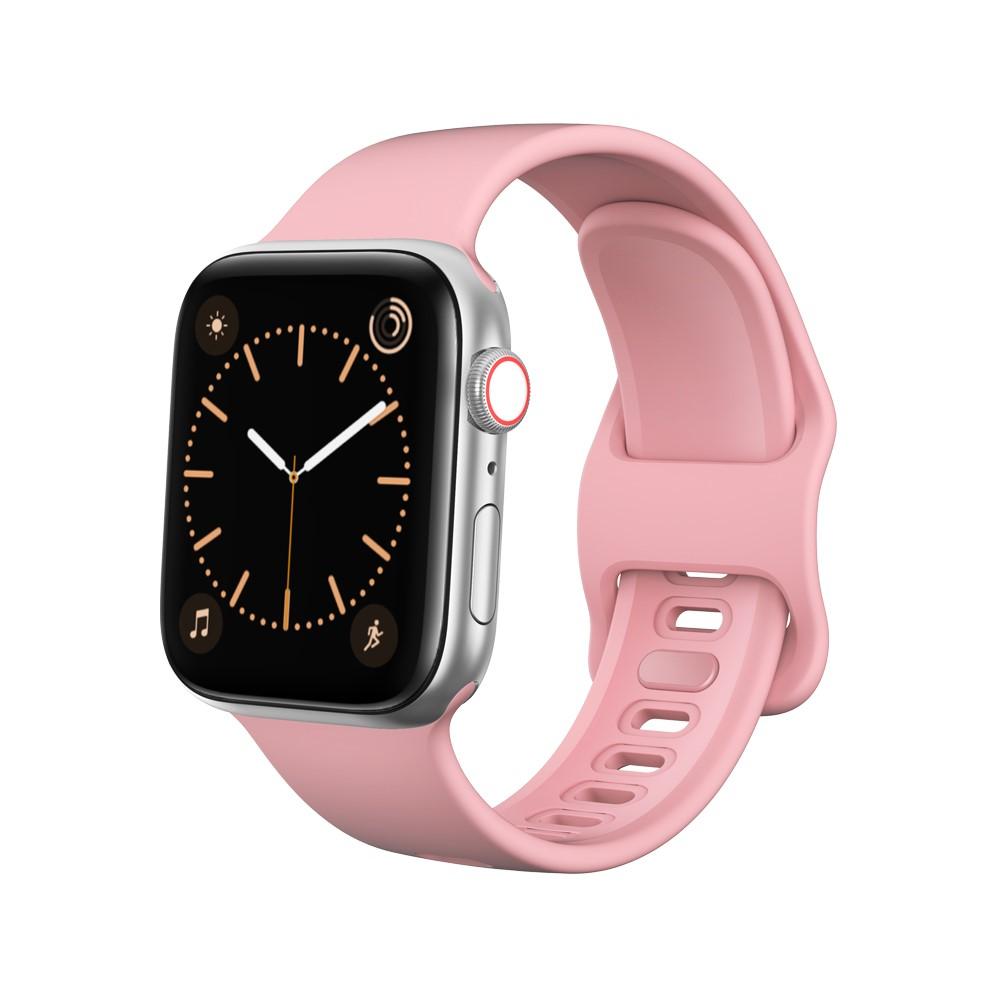 Correa de silicona para Apple Watch SE 44mm, Rosa