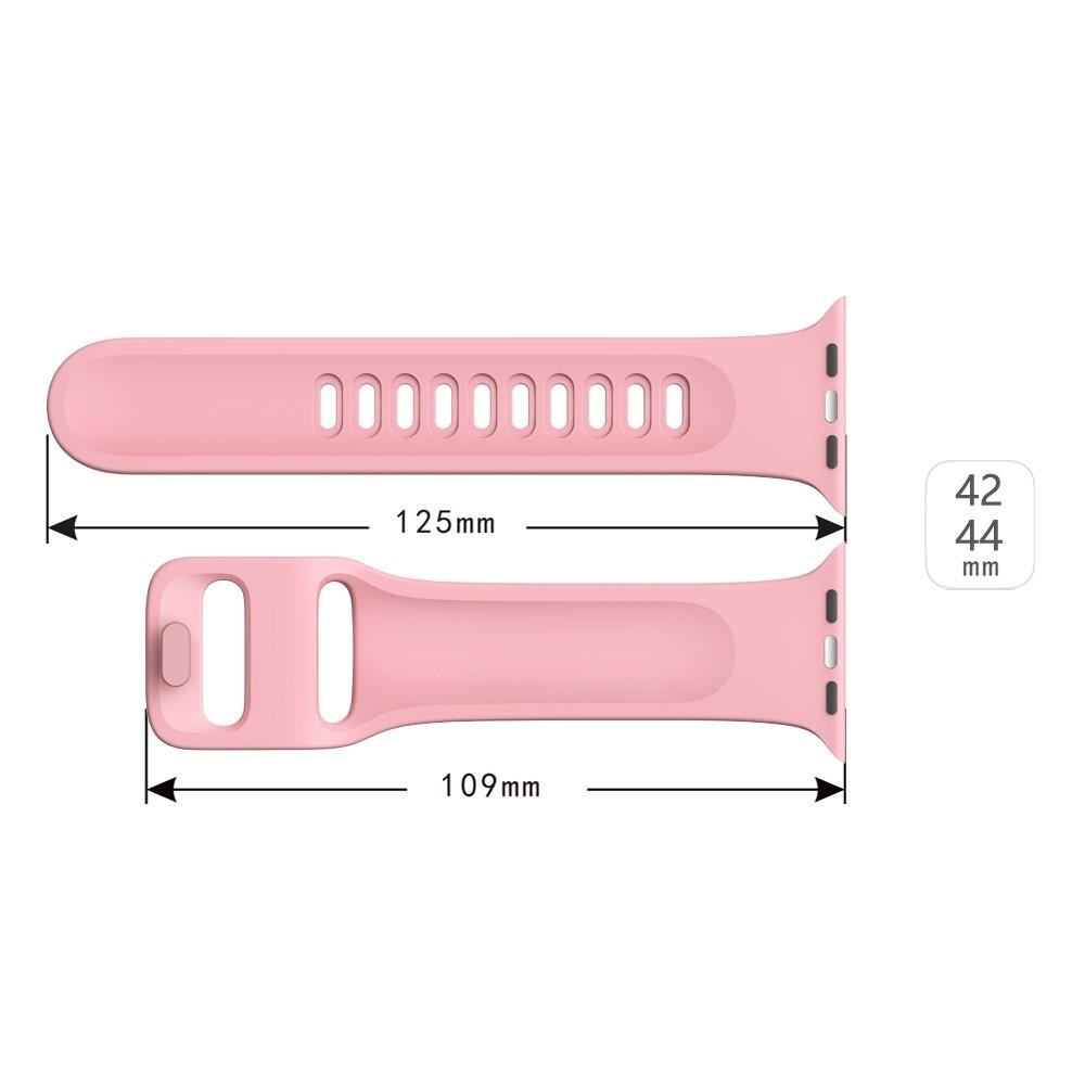 Correa de silicona para Apple Watch SE 44mm, Rosa