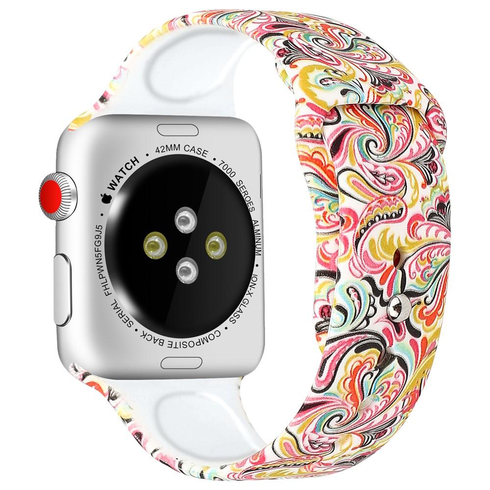 Correa de silicona para Apple Watch Ultra 49mm 1st Gen, Paisley