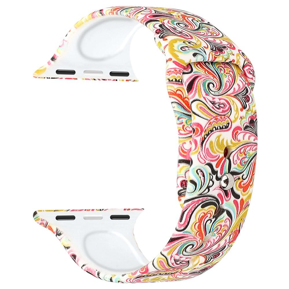 Correa de silicona para Apple Watch Ultra 49mm 1st Gen, Paisley