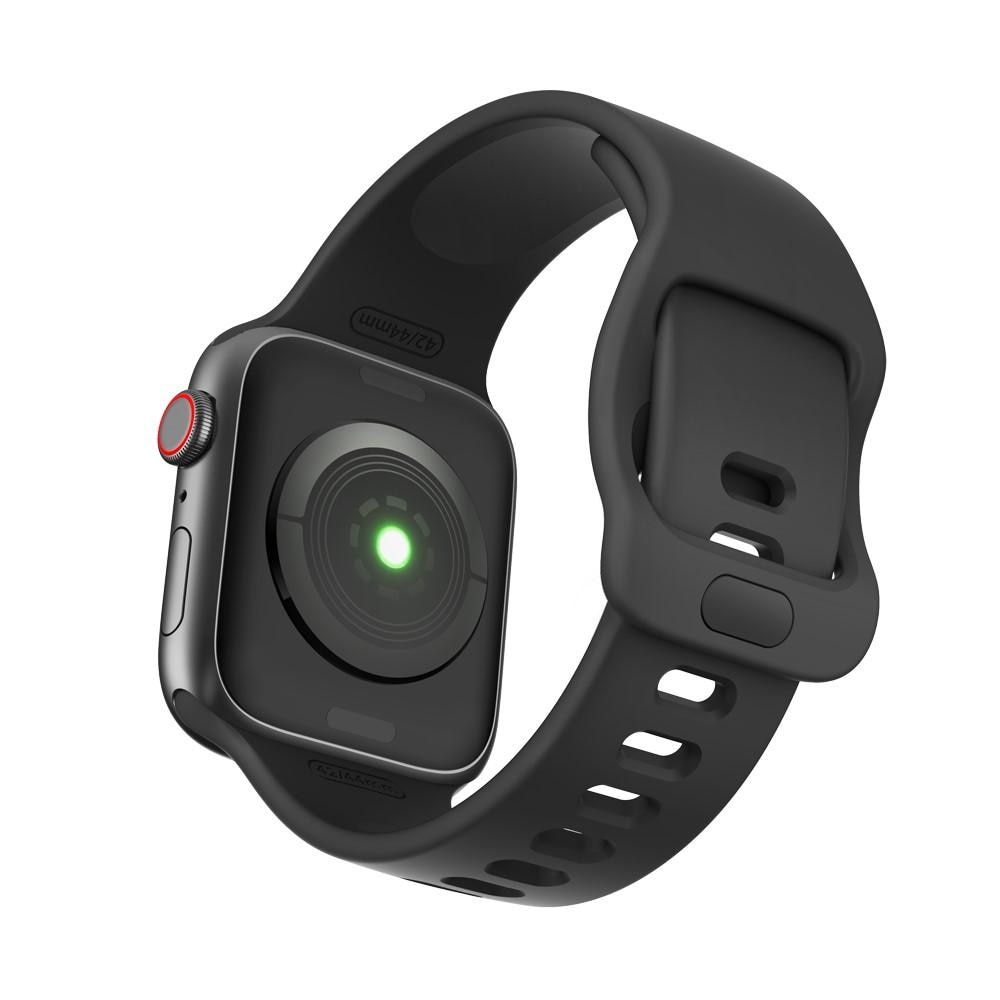 Correa de silicona para Apple Watch SE 44mm negro