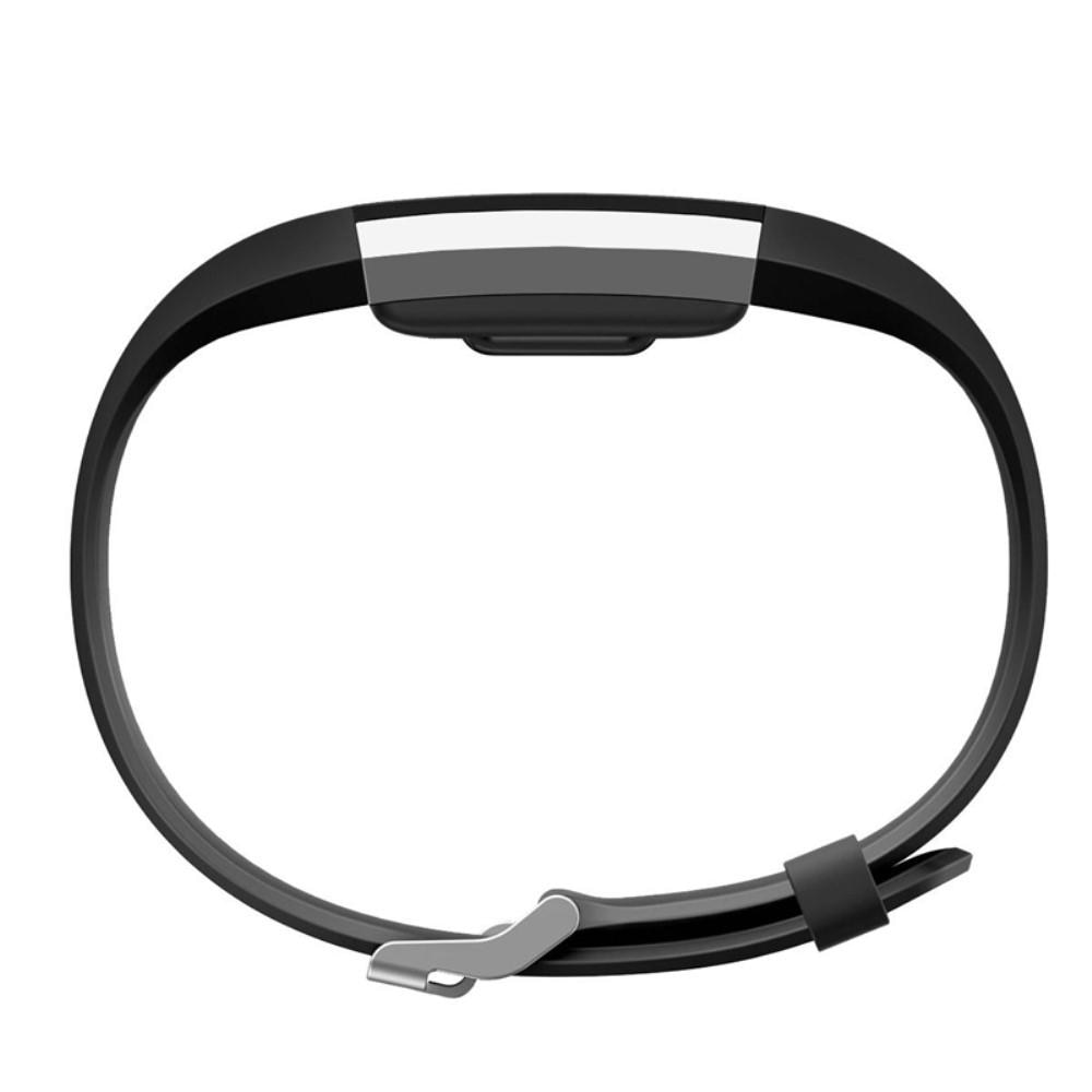 Correa de silicona para Fitbit Charge 2, Negro