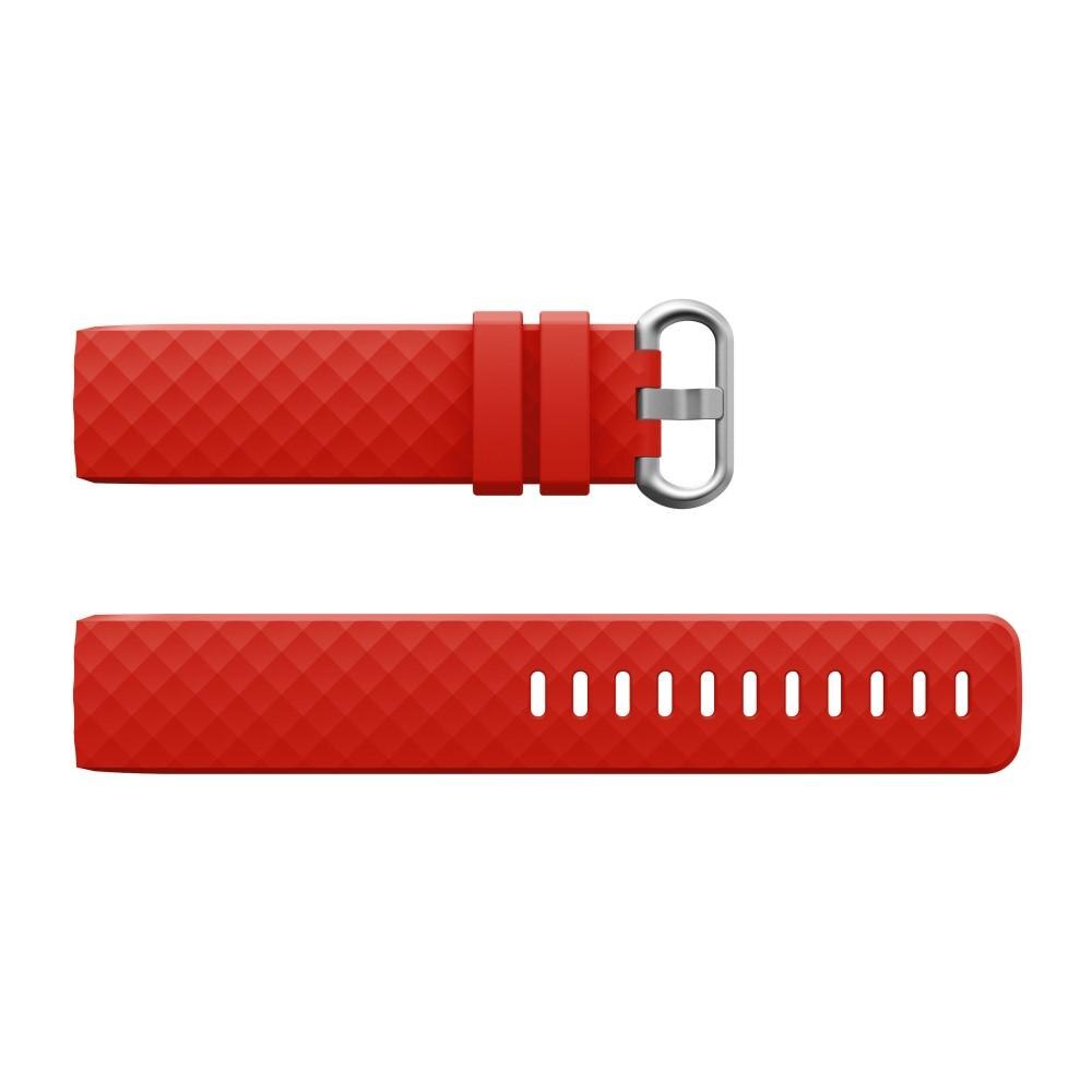 Correa de silicona para Fitbit Charge 3/4, rojo