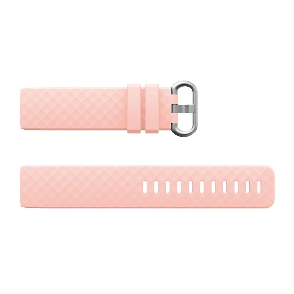 Correa de silicona para Fitbit Charge 3/4, rosado