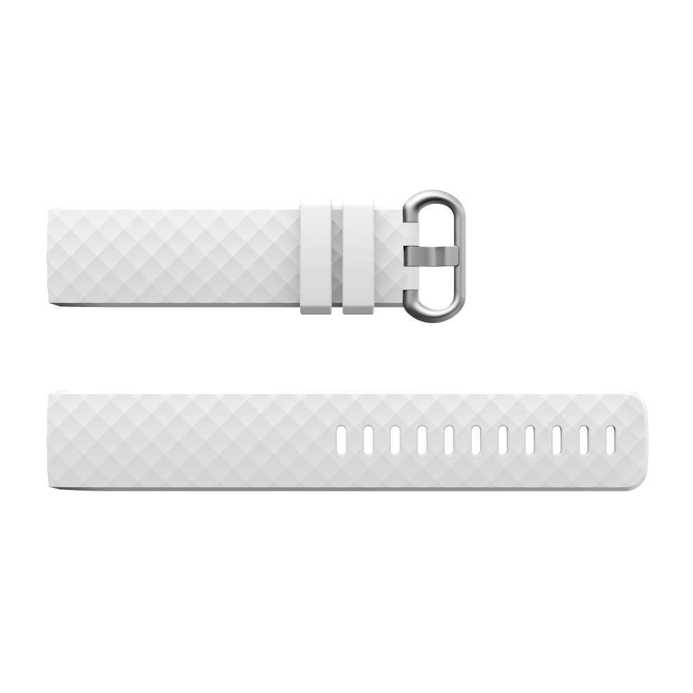 Correa de silicona para Fitbit Charge 3/4, blanco