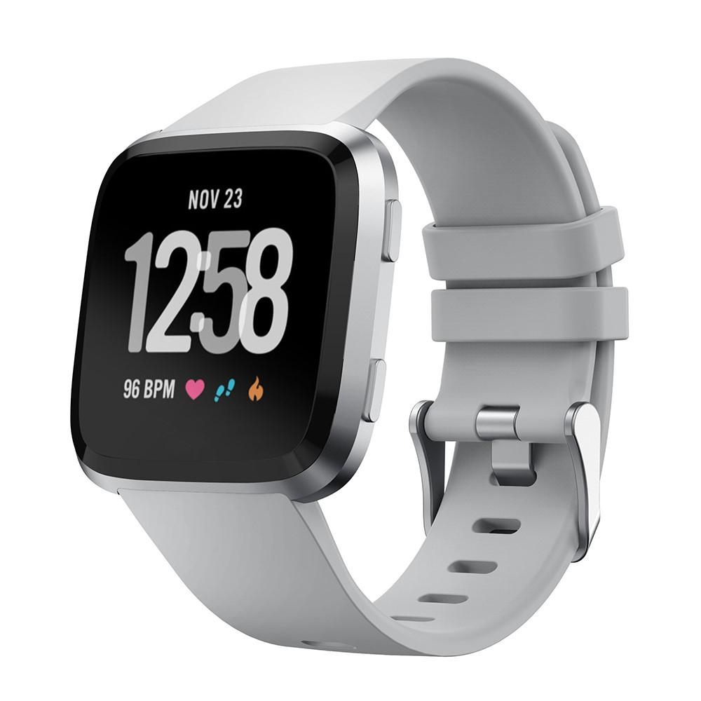 Correa de silicona para Fitbit Versa/Versa 2, gris