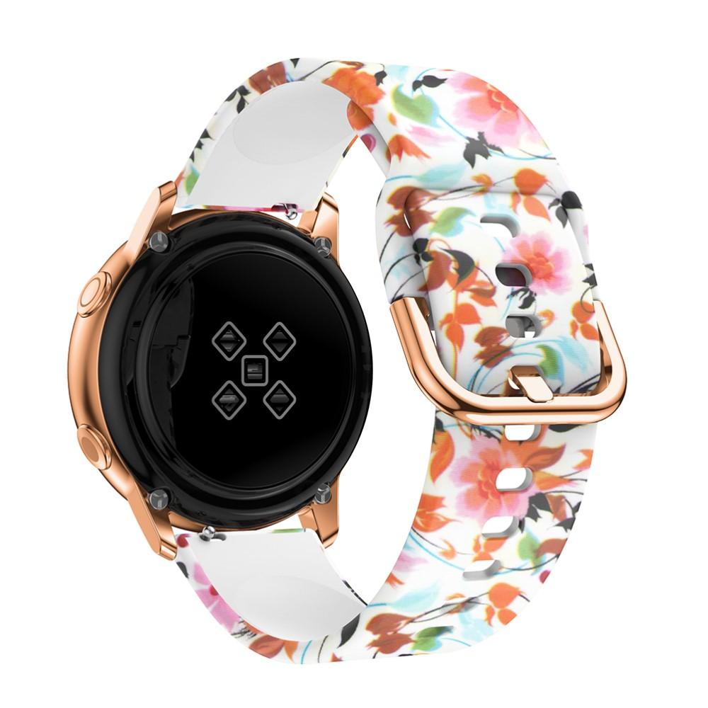 Correa de silicona para Samsung Galaxy Watch 4 Classic 46mm, flores