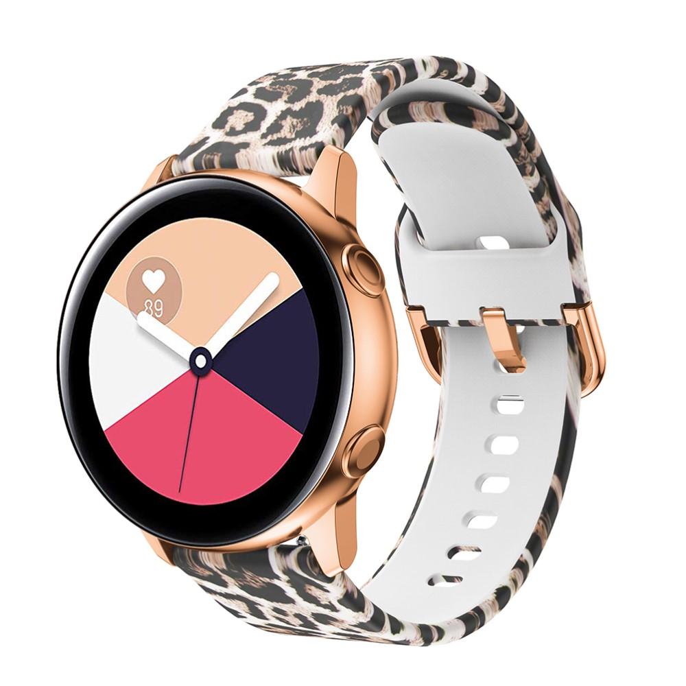 Correa de silicona para Samsung Galaxy Watch 42mm/Watch Active, leopard