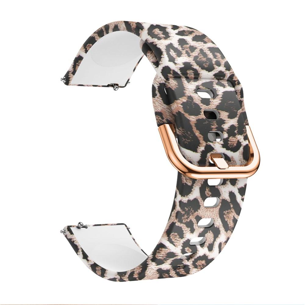 Correa de silicona para Samsung Galaxy Watch 6 Classic 47mm, leopard