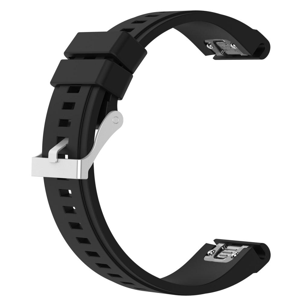 Correa de silicona para Garmin Fenix 3/Fenix 3 HR, Negro