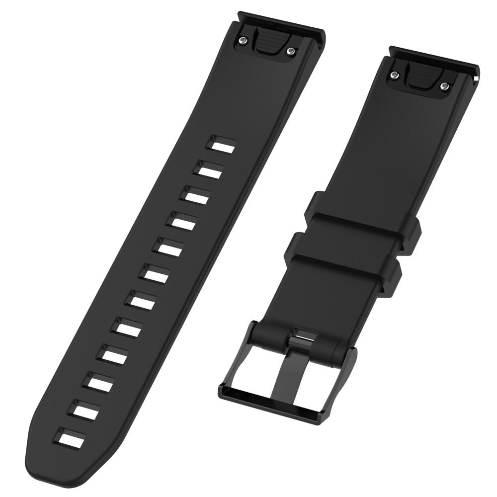 Correa de silicona para Garmin Fenix 5/Fenix 5 Plus, Negro