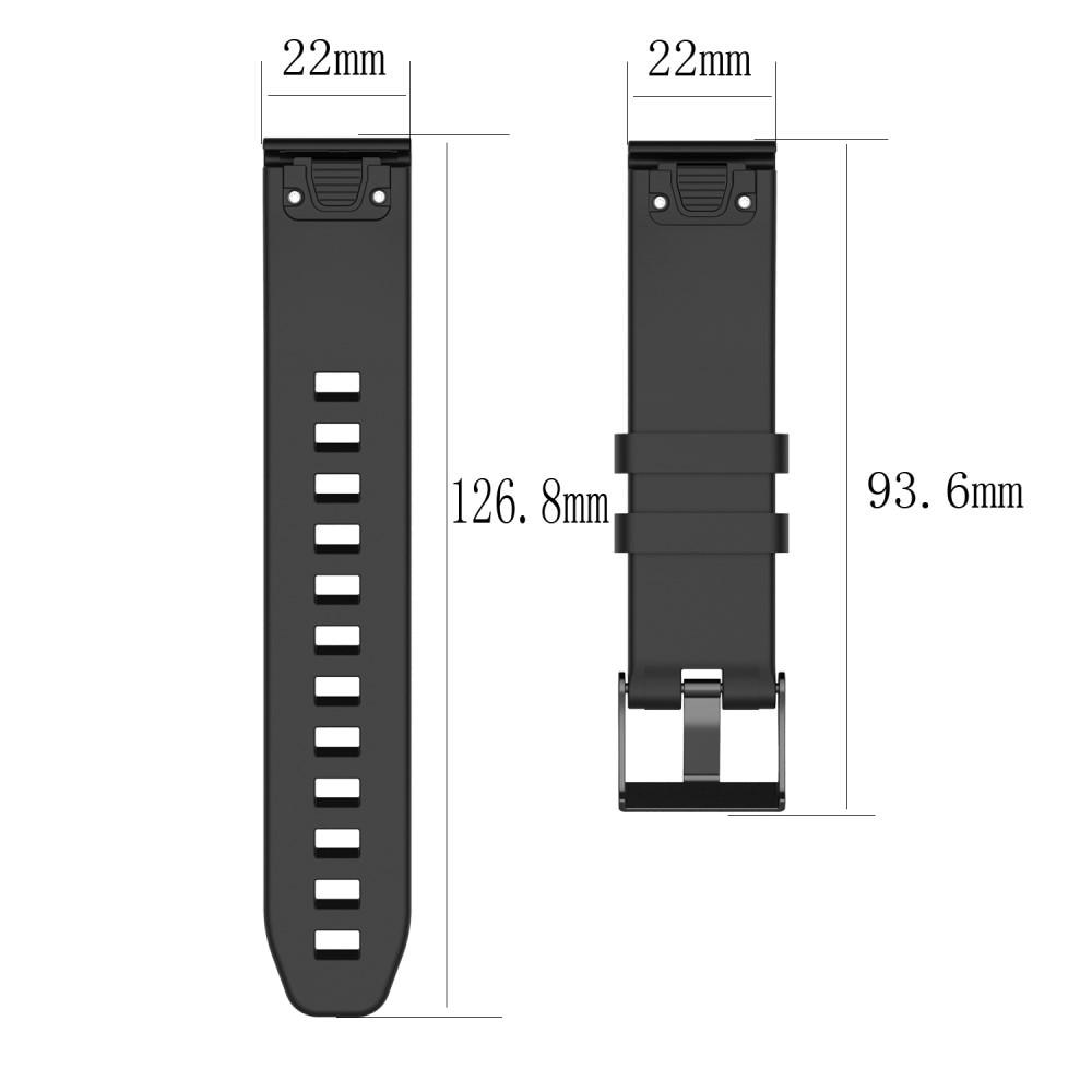 Correa de silicona para Garmin Forerunner 935/945/955/965, negro