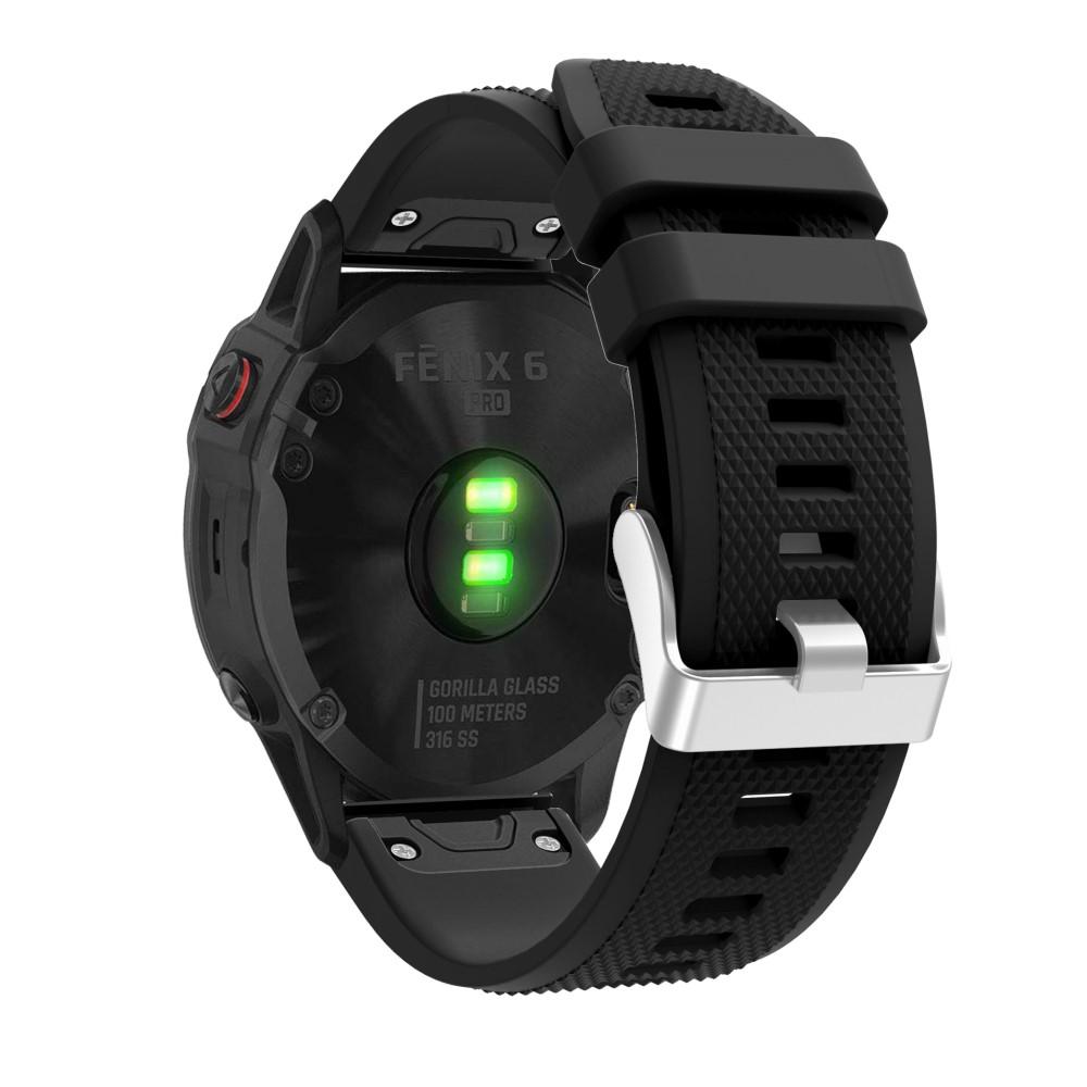 Correa de silicona para Garmin Approach S62, Negro