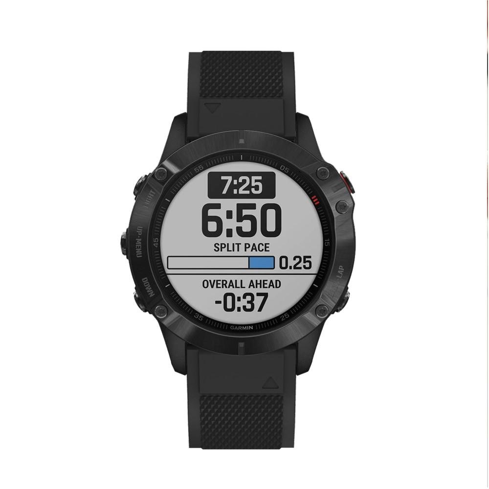 Correa de silicona para Garmin Approach S62, Negro