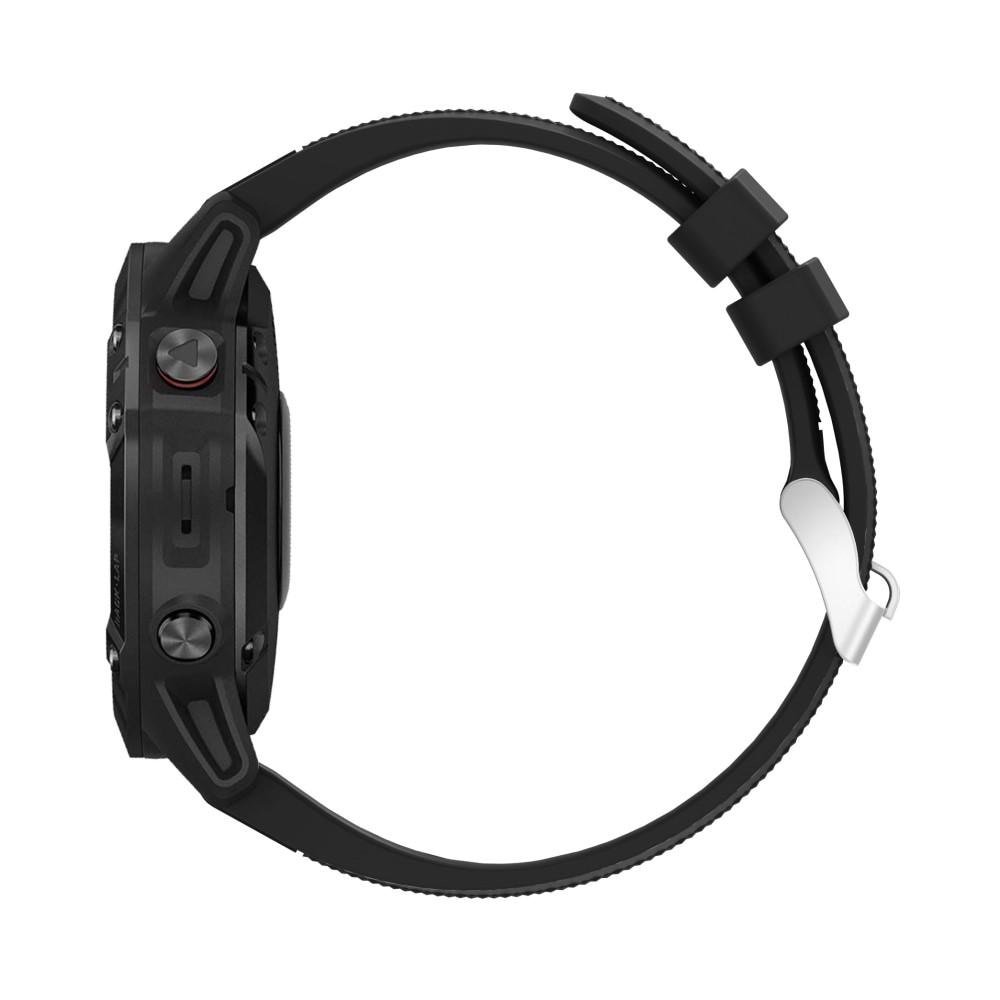 Correa de silicona para Garmin Epix 47mm Gen 2, negro