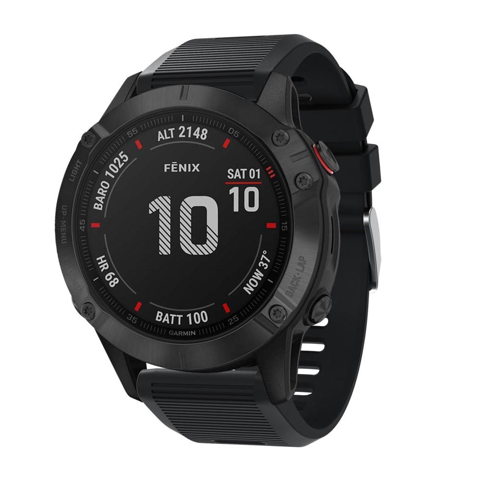 Correa de silicona para Garmin Fenix 5X/5X Plus, negro