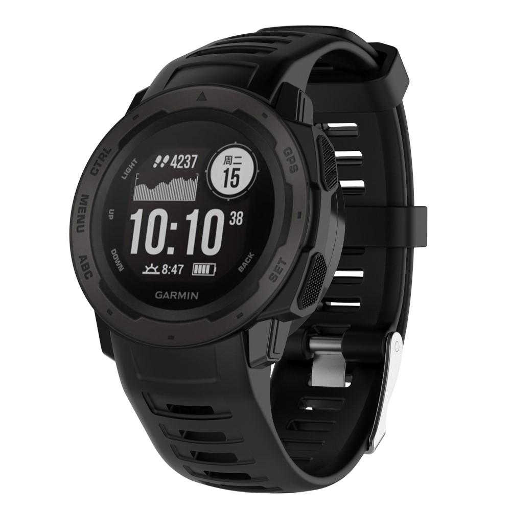 Correa de silicona para Garmin Instinct, Negro