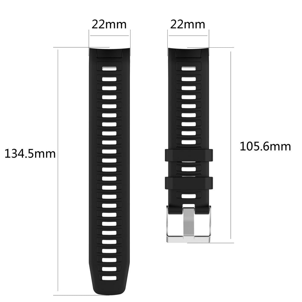 Correa de silicona para Garmin Instinct, Negro